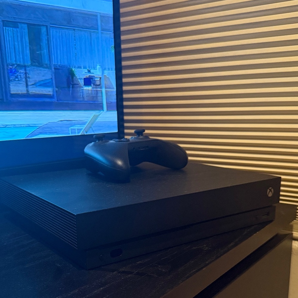 Microsoft Xbox One X 1TB Console Black